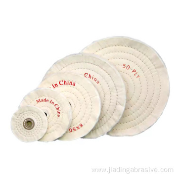 Stainless steel metal polishing cloth wheels